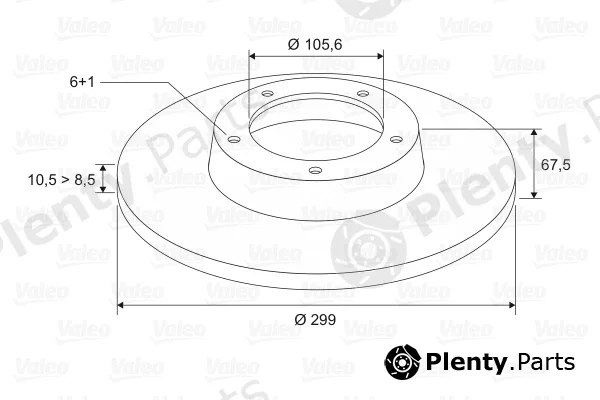 Valeo 197122 — Brake Disc