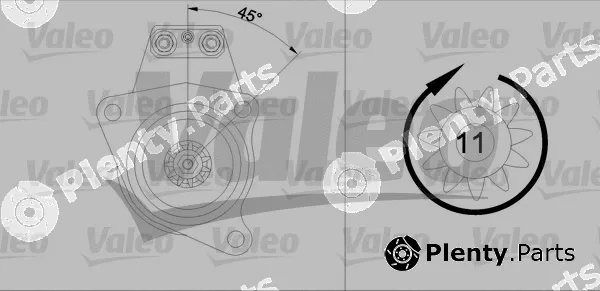 Valeo 455546 — Starter VALEO RE-GEN REMANUFACTURED