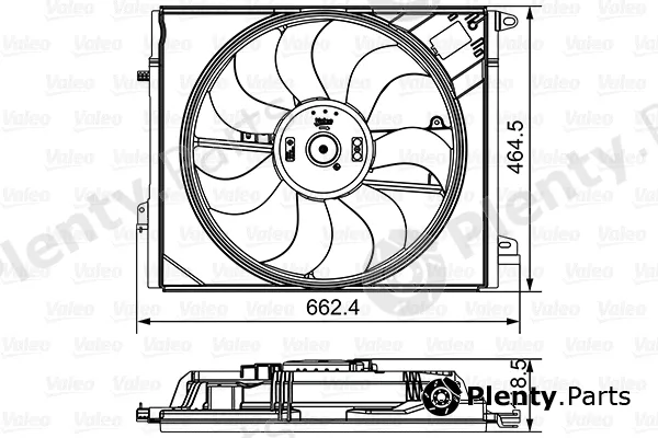 Valeo 696881 — Fan, engine cooling