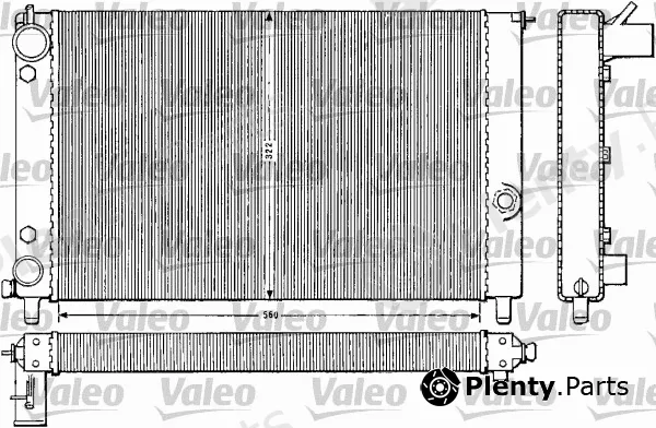Valeo 883784 — Radiator, engine cooling
