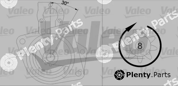 Valeo 455500 — Starter VALEO RE-GEN REMANUFACTURED