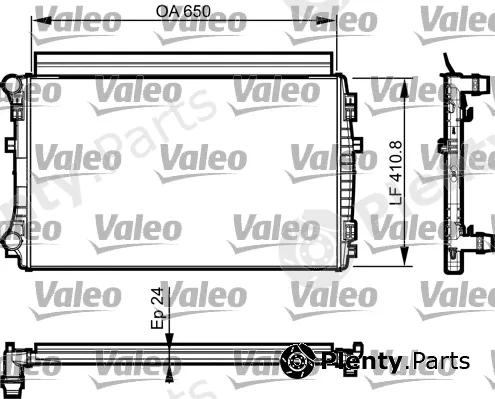 Valeo 735558 — Radiator, engine cooling