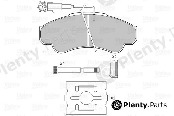Valeo 598569 — Brake Pad Set, disc brake