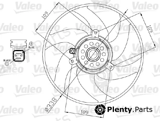 Valeo 698375 — Fan, engine cooling