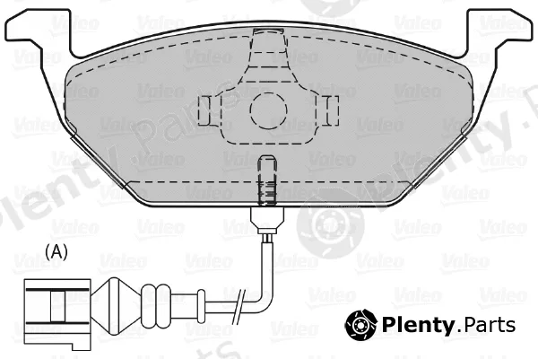 Valeo 598408 — Brake Pad Set, disc brake