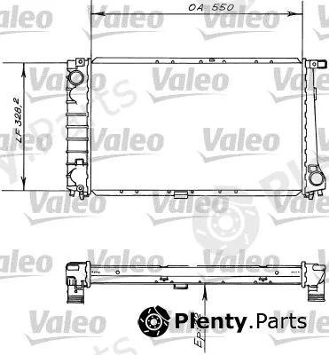 Valeo 819414 — Radiator, engine cooling