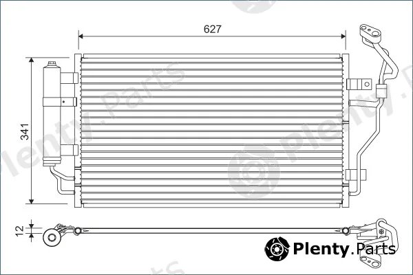 Valeo 822632 — Condenser, air conditioning