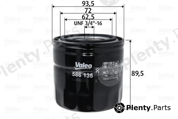 Valeo 586135 — Oil Filter