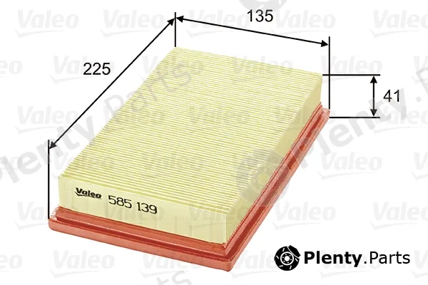 Valeo 585139 — Air Filter