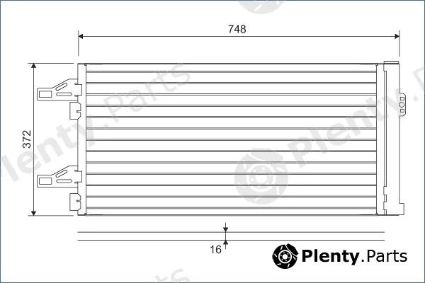 Valeo 814085 — Condenser, air conditioning
