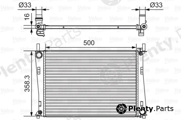 Valeo 734273 — Radiator, engine cooling