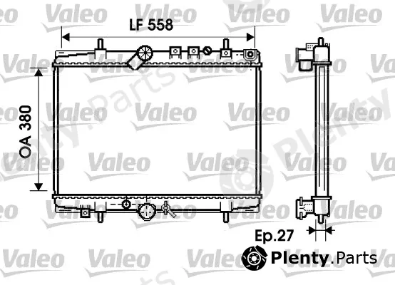 Valeo 734282 — Radiator, engine cooling