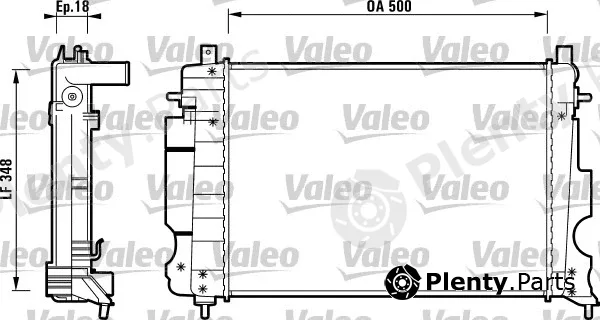 Valeo 732119 — Radiator, engine cooling