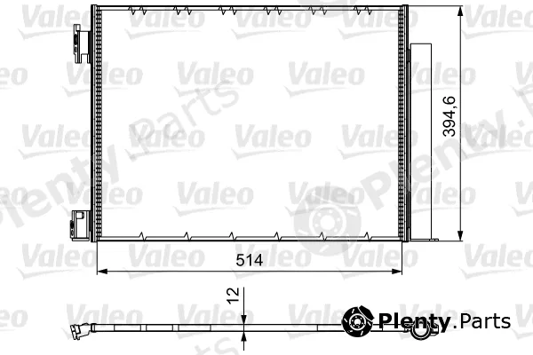 Valeo 812501 — Condenser, air conditioning