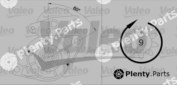 Valeo 455587 — Starter VALEO RE-GEN REMANUFACTURED