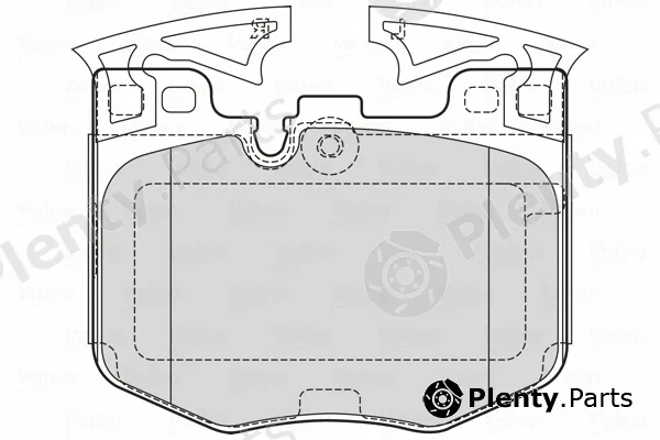 Valeo 601755 — Brake Pad Set, disc brake