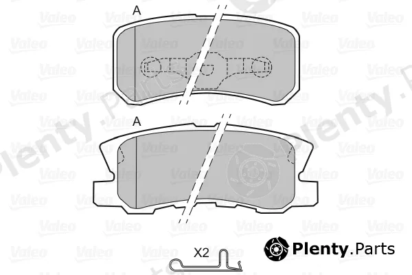 Valeo 601321 — Brake Pad Set, disc brake
