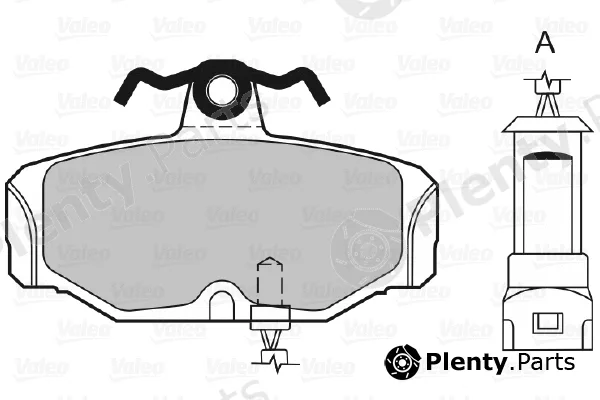 Valeo 598240 — Brake Pad Set, disc brake