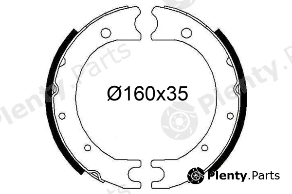 Valeo 564318 — Brake Shoe Set