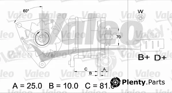 Valeo 436180 — Alternator VALEO RE-GEN REMANUFACTURED