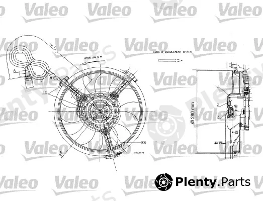 Valeo 698422 — Fan, engine cooling