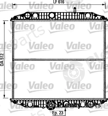 Valeo 730894 — Radiator, engine cooling