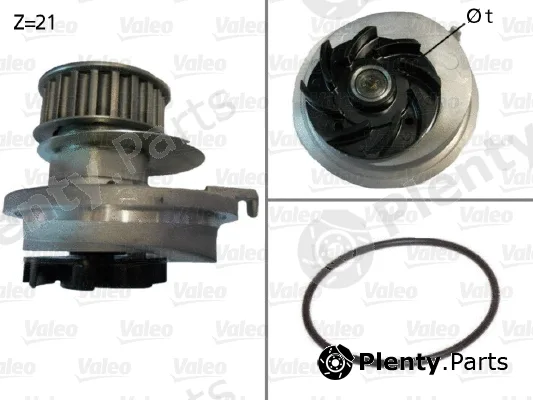Valeo 506005 — Water Pump, engine cooling