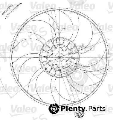 Valeo 698412 — Fan, engine cooling