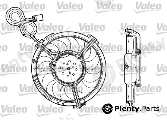 Valeo 698658 — Fan, engine cooling