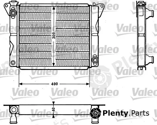 Valeo 810879 — Radiator, engine cooling