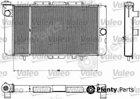 Valeo 883423 — Radiator, engine cooling