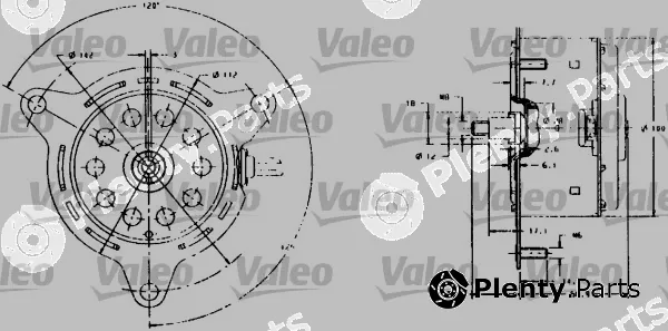 Valeo 698007 — Electric Motor, radiator fan