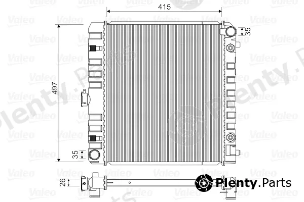 Valeo 883778 — Radiator, engine cooling