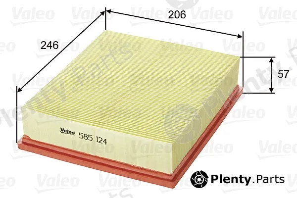 Valeo 585124 — Air Filter