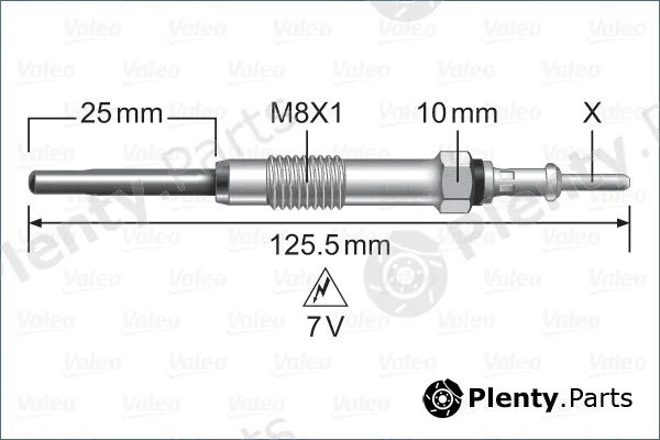 Valeo 345256 — Glow Plug