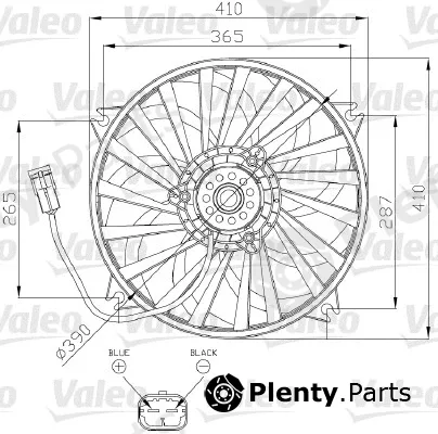 Valeo 696139 — Fan, engine cooling