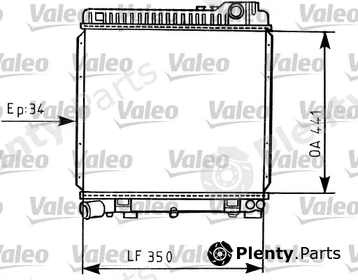 Valeo 819213 — Radiator, engine cooling