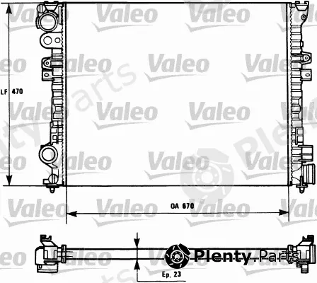 Valeo 731166 — Radiator, engine cooling