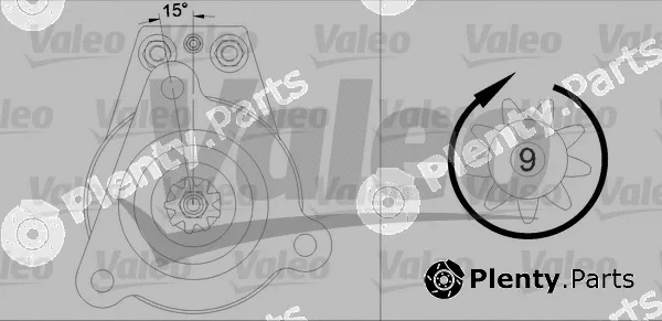 Valeo 455530 — Starter VALEO RE-GEN REMANUFACTURED