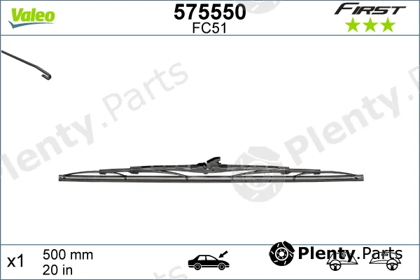 Valeo 575550 — Wiper Blade FIRST