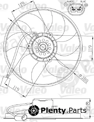 Valeo 696287 — Fan, engine cooling