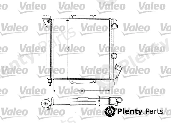 Valeo 883959 — Radiator, engine cooling