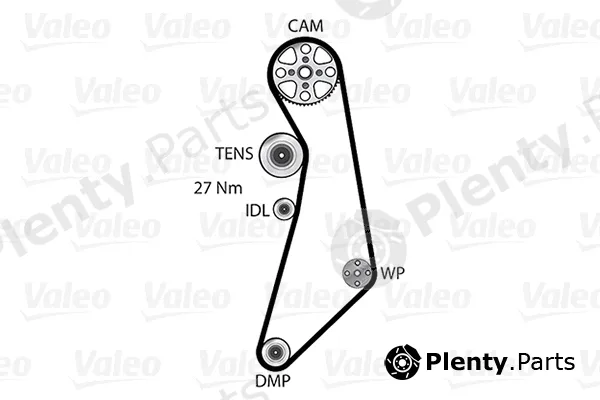 Valeo 614555 — Water Pump & Timing Belt Kit