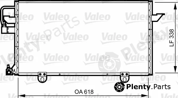 Valeo 814286 — Condenser, air conditioning