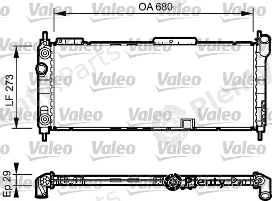 Valeo 734271 — Radiator, engine cooling