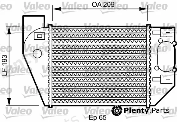 Valeo 818825 — Charge Air Cooler