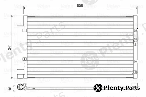 Valeo 814458 — Condenser, air conditioning