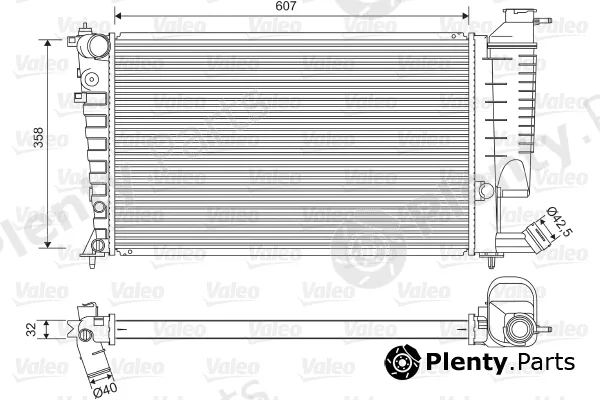 Valeo 732520 — Radiator, engine cooling