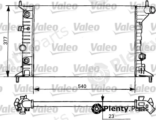 Valeo 731393 — Radiator, engine cooling
