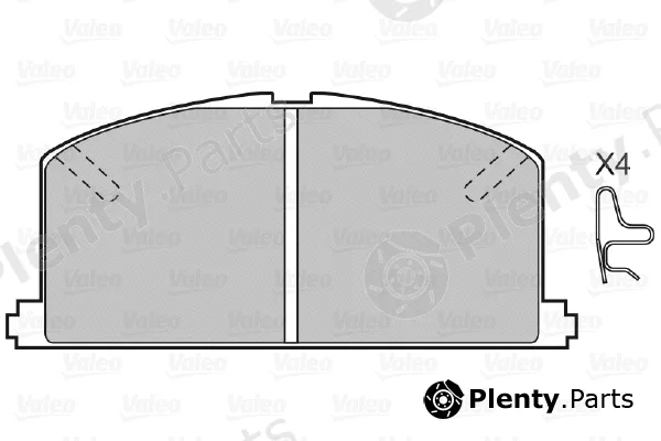 Valeo 598266 — Brake Pad Set, disc brake